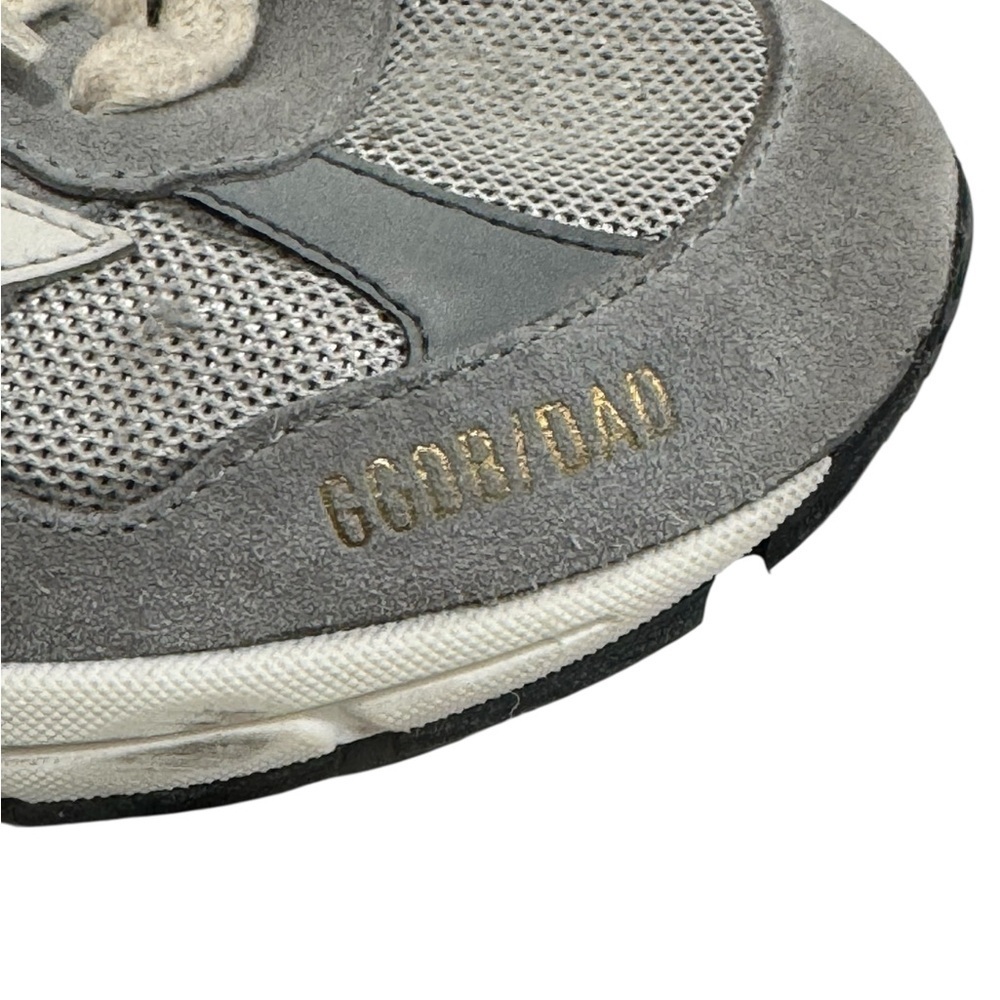 Golden Goose Women's Running Dad-Star Sneaker Suede Silver Mesh BNIB - Picture 6 of 14